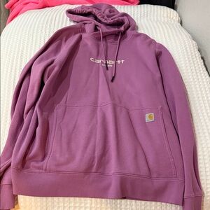 Carhartt Lavender/Purple Logo Pullover Hoodie